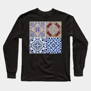 Vintage ceramic tiles Long Sleeve T-Shirt